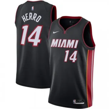 Men's Miami Heat Tyler Herro #14 Black 202021 Swingman Jersey - Icon Edition