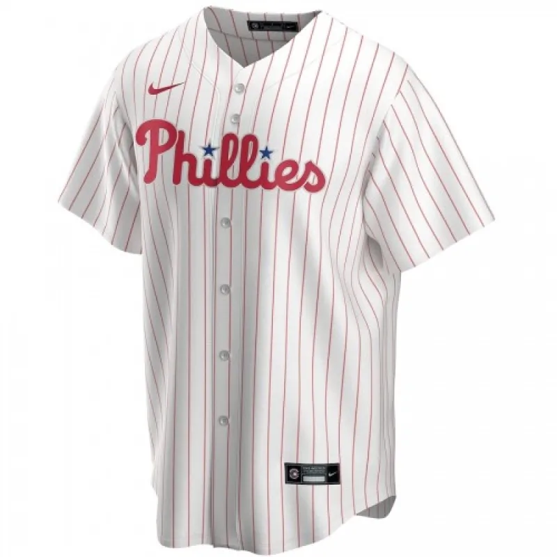 Men’s Philadelphia Phillies Nike White&Red Home 2020 Jersey