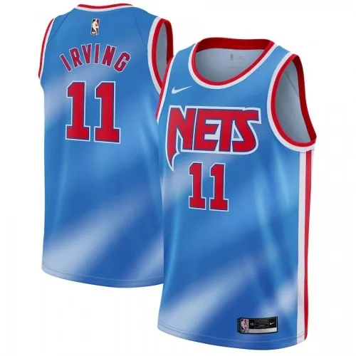 Maillot Swingman Nike bleu 2020/21 « Kyrie Irving #11 » des Brooklyn Nets pour homme – Édition classique