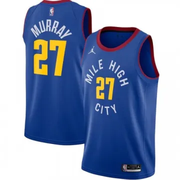 Maglia Swingman Denver Nuggets Jamal Murray #27 Jordan Blue 2020/21 Uomo - Edizione dichiarata