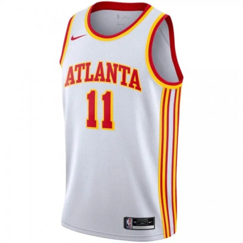 Maglia Swingman Atlanta Hawks Trae Young #11 Bianco 2020/21 Uomo - Edizione Associazione