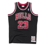 Men’s Chicago Bulls Michael Jordan #23 Throwback Black 1997-98 Hardwood Classics Player Jersey