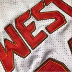 All-Star West 2009 Kobe Bryant #24 wit Hardwood Classics-shirt voor heren