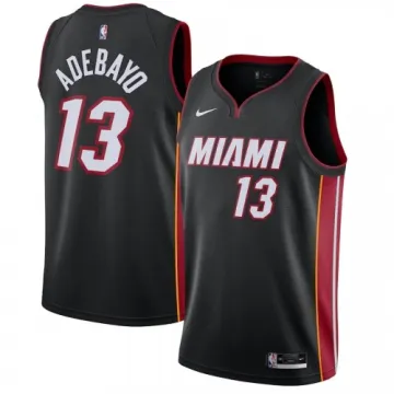 Men's Miami Heat Bam Adebayo #13 Black 2020/21 Swingman Jersey – Icon Edition