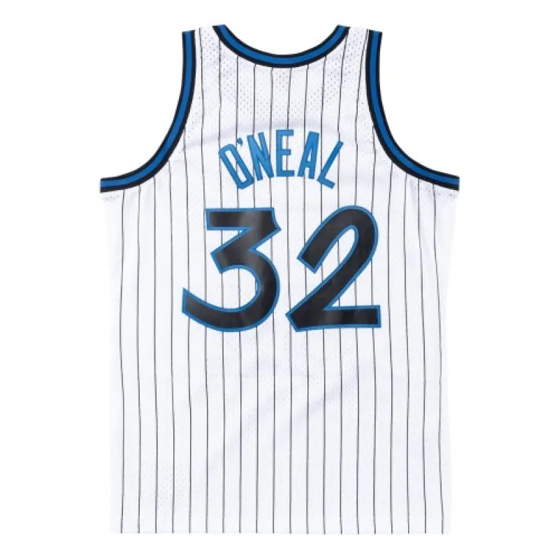 Men’s Orlando Magic Shaquille O’Neal #32 Throwback White 93-94 Hardwood Classics Jersey