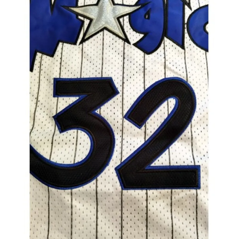 Men’s Orlando Magic Shaquille O’Neal #32 Throwback White 93-94 Hardwood Classics Jersey