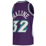 Men’s Utah Jazz Karl Malone #32 Throwback Purple 91-92 Hardwood Classics Jersey