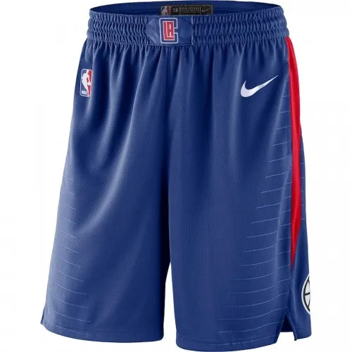 Short Swingman Nike bleu des LA Clippers pour homme, saison 2019/20 – Édition Icon