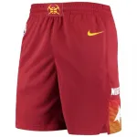 Calções Swingman Vermelhos dos Denver Nuggets 2020/21 para Homem - Edição City Men’s Denver Nuggets Red 2020/21 Swingman Shorts – City Edition