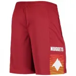 Men’s Denver Nuggets Red 2020/21 Swingman Shorts – City Edition
