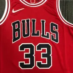 Men's Chicago Bulls Scottie Pippen #33 Red 2021 Swingman Jersey - Icon Edition