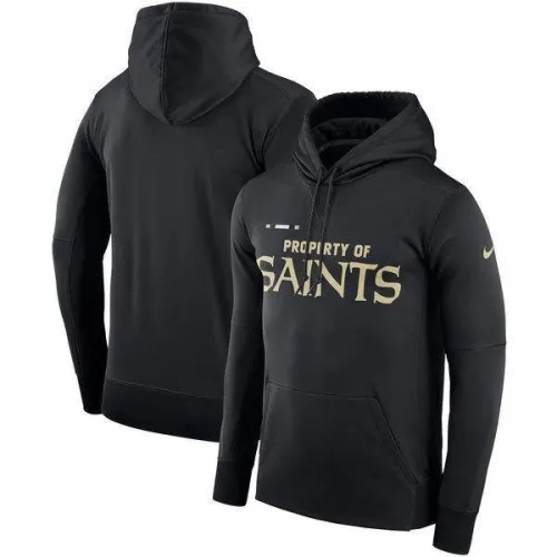 New Orleans Saints Club Nike Therma NFL Pullover Men's Hoodie