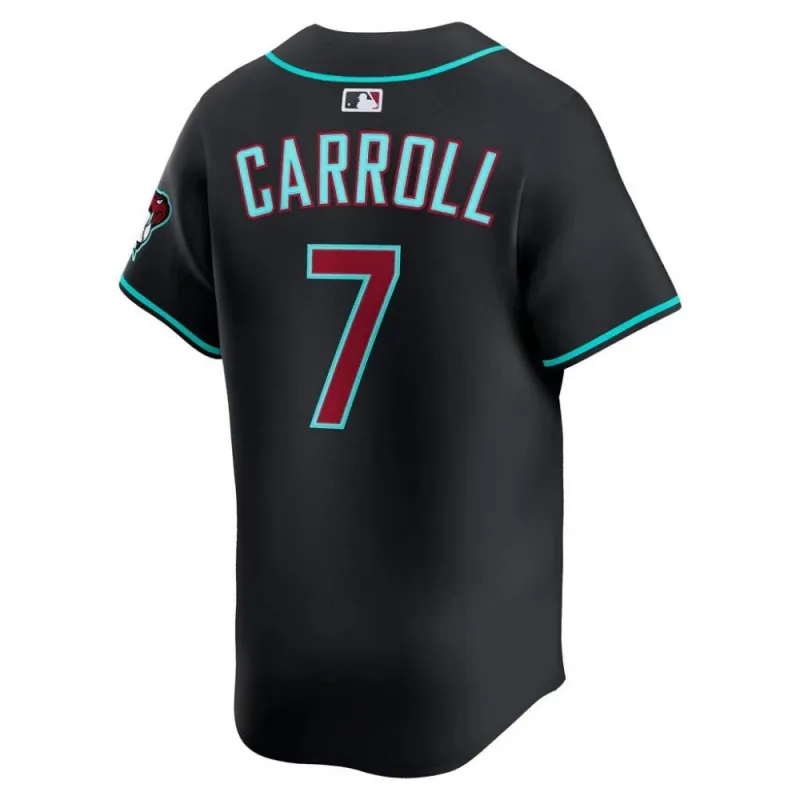 Corbin Carroll Arizona Diamondbacks Nike Alternate Limited Jersey – Schwarz