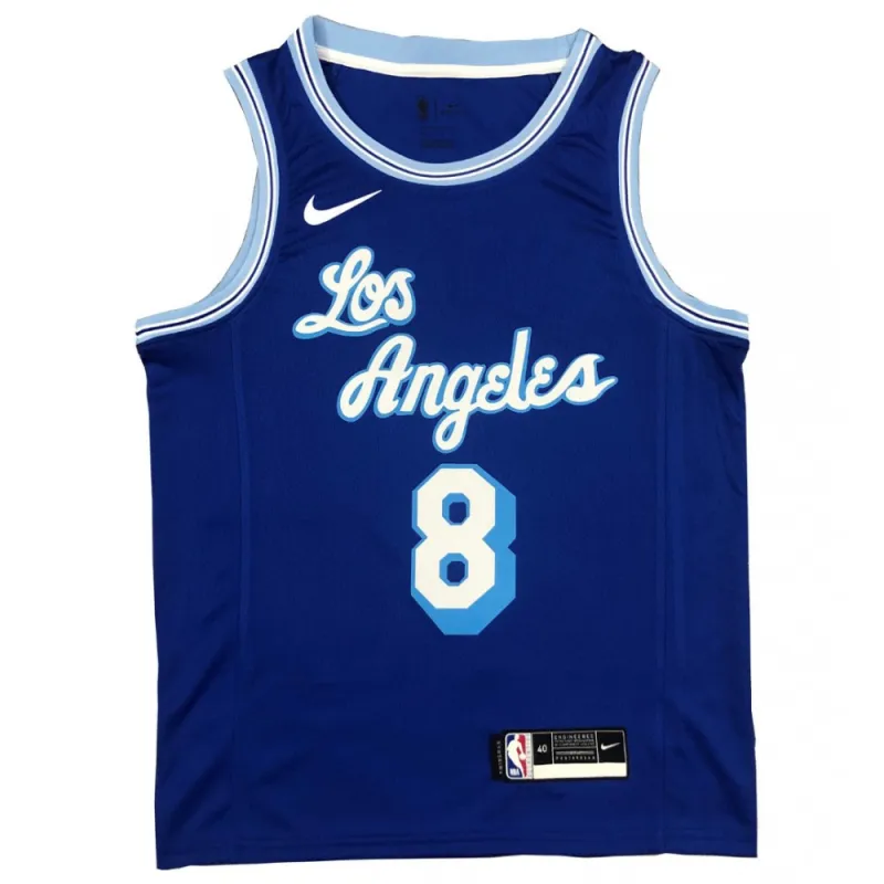 Men’s Los Angeles Lakers Kobe Bryant #8 Nike Blue 2020 Swingman Jersey – Classic Edition