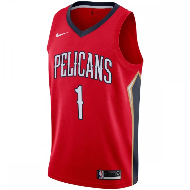 Zion Williamson New Orleans Pelicans 2019/2020 Men’s Swingman Jersey – Statement Edition – Red