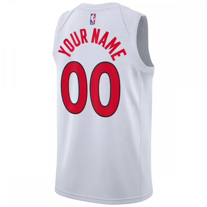 Toronto Raptors Nike 2020/21 Swingman Custom Jersey – Association Edition – White