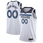 Minnesota Timberwolves Nike 2020/21 Swingman Custom Jersey - Editie Vereniging - Wit Minnesota Timberwolves Nike 2020/21 Swingman Custom Jersey - Association Edition - Wit