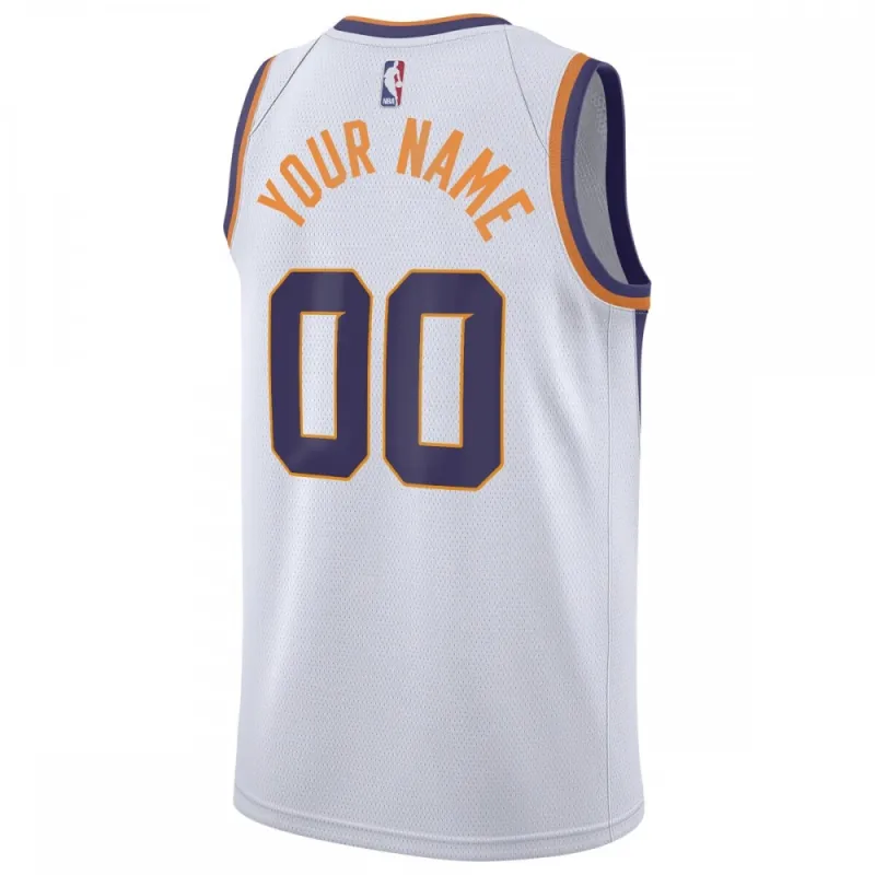 Phoenix Suns Nike 2020/21 Swingman Custom Jersey – Association Edition – White