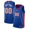 Detroit Pistons 2020/21 Swingman Custom Men's Jersey Blue - City Edition