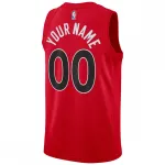 Toronto Raptors Nike 2020/21 Swingman Custom Jersey – Icon Edition – Red