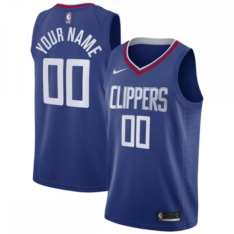 LA Clippers Nike 2020/21 Swingman Custom Jersey – Icon Edition – Royal