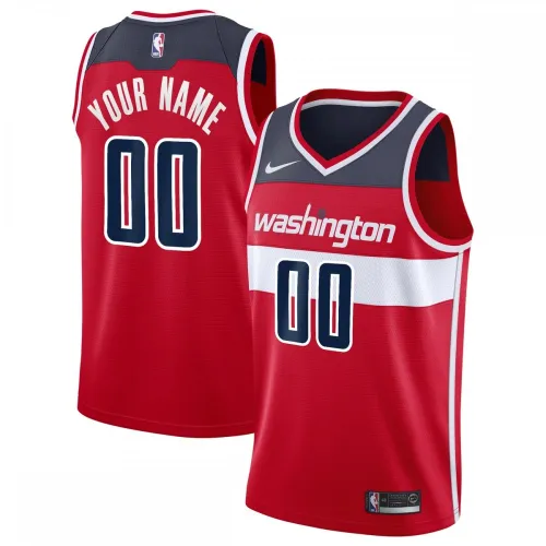 Washington Wizards 2020/21 Swingman Custom Men's Jersey - Icon Edition - Red