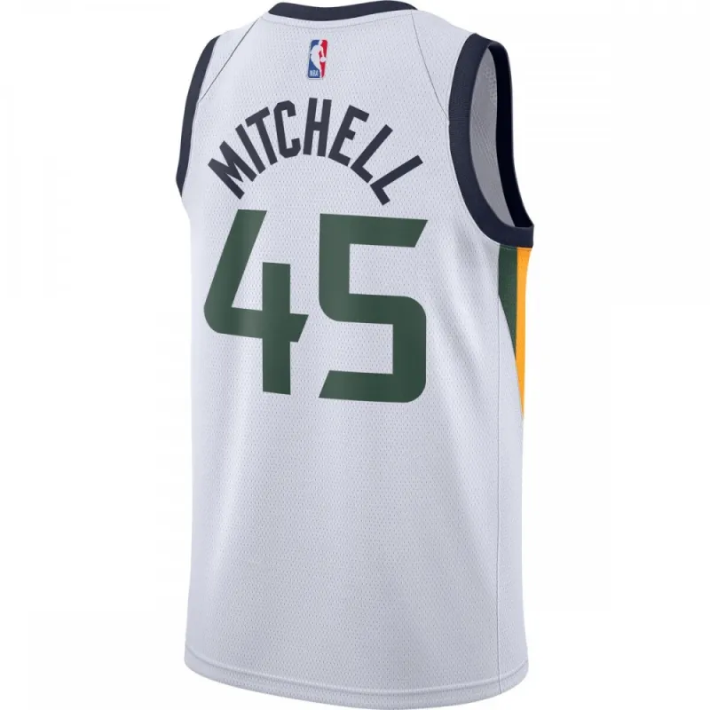 Donovan Mitchell Utah Jazz 2020/21 Herren Swingman Trikot - Weiß - Association Edition