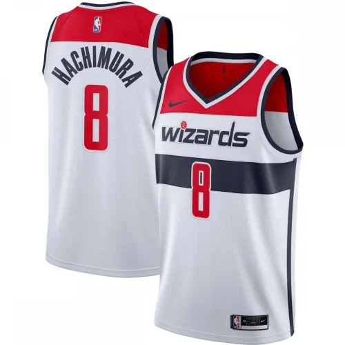 Rui Hachimura Washington Wizards Nike 2020/21 Swingman-Trikot – Weiß – Association Edition