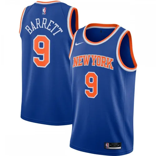 RJ Barrett New York Knicks 2020/21 Men's Swingman Jersey - Blue - Icon Edition