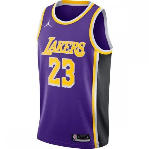 LeBron James Los Angeles Lakers Jordan Brand 2020/21 Swingman Jersey – Statement Edition – Purple