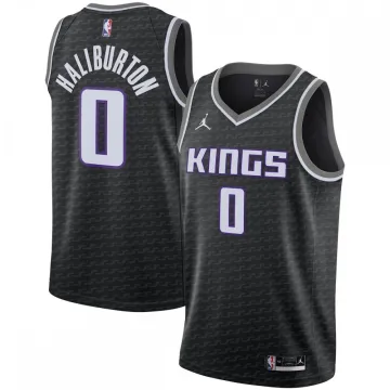 Tyrese Haliburton Sacramento Kings 2020/21 Men's Swingman Jersey - Statement Edition - Black