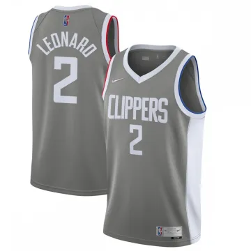 Kawhi Leonard LA Clippers 2020/21 Swingman Player Men's Jersey Gray - Earned Edition
