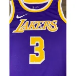 Men’s Los Angeles Lakers Anthony Davis #3 Purple Swingman Jersey – Statement Edition