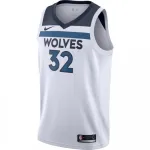 Men's Minnesota Timberwolves Karl-Anthony Towns #32 White Swingman Jersey - Association Edition