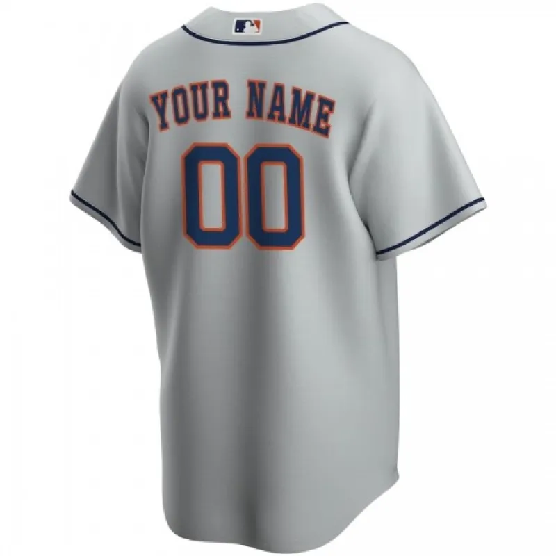 Men’s Houston Astros Nike Gray Road 2020 Custom Jersey