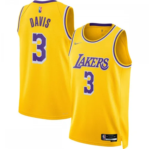 Maillot Swingman Nike 2021/22 d'Anthony Davis (Los Angeles Lakers) - Édition Icon - Or