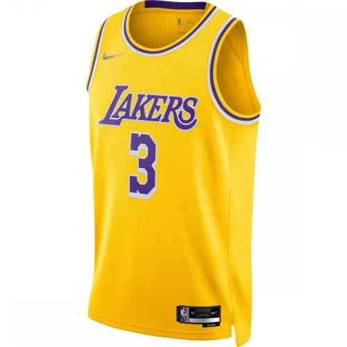 Anthony Davis Los Angeles Lakers Nike 2021/22 Diamond Swingman Jersey – Icon Edition – Gold