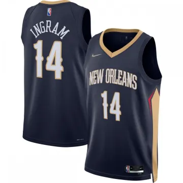 Brandon Ingram New Orleans Pelicans 2021/22 Diamond Men's Swingman Jersey - Icon Edition - Navy