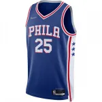 Ben Simmons Philadelphia 76ers 2021/22 Camisola Swingman de Diamante para Homem - Edição Ícone - Royal