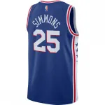 Ben Simmons Philadelphia 76ers 2021/22 Camisola Swingman de Diamante para Homem - Edição Ícone - Royal