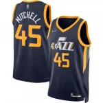 Donovan Mitchell Utah Jazz Nike 2021/22 Diamond Swingman Jersey – Icon Edition – Navy