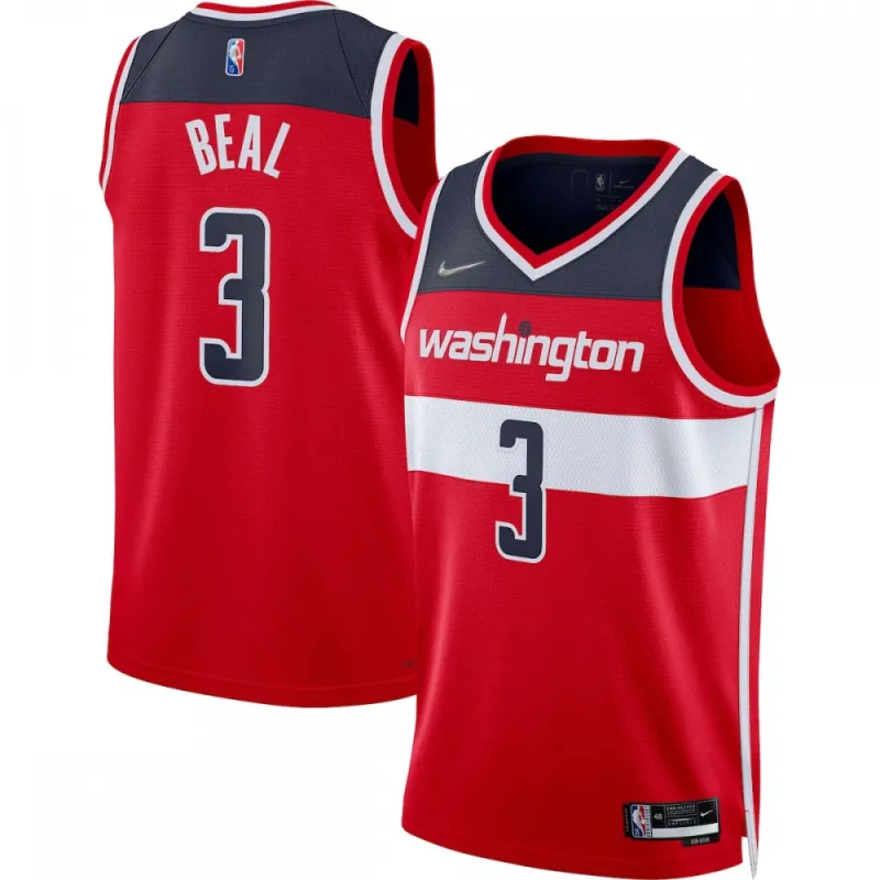 Bradley Beal Washington Wizards Nike 2021/22 Diamond Swingman Jersey – Icon Edition – Red