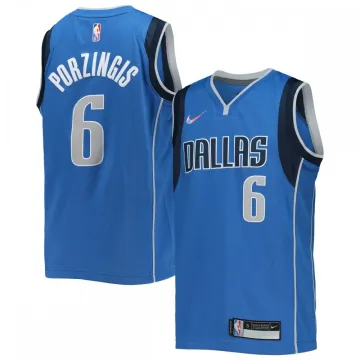 Kristaps Porzingis Dallas Mavericks Youth 2021/22 Diamond Swingman Jersey - Icon Edition - Blue