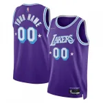 Maillot Swingman personnalisé Los Angeles Lakers 2021/22 pour homme - Édition City - Violet Los Angeles Lakers 2021/22 Swingman Custom Men’s Jersey – City Edition – Purple