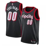 Portland Trail Blazers 2021/22 Swingman benutzerdefinierte Herren-Trikot - Stadt Edition - schwarz Portland Trail Blazers 2021/22 Swingman Custom Herren Trikot - City Edition - Schwarz