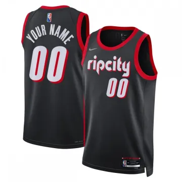 Portland Trail Blazers Nike 2021/22 Swingman Custom Jersey - City Edition - Noir