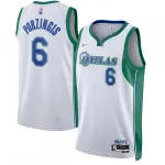 Kristaps Porzingis Dallas Mavericks Nike 2021/22 Swingman Jersey - City Edition - White Kristaps Porzingis Dallas Mavericks Nike 2021/22 Swingman Jersey – City Edition – White