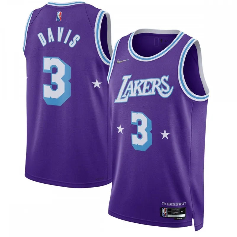 Anthony Davis Los Angeles Lakers Nike 2021/22 Swingman Jersey – City Edition – Purple