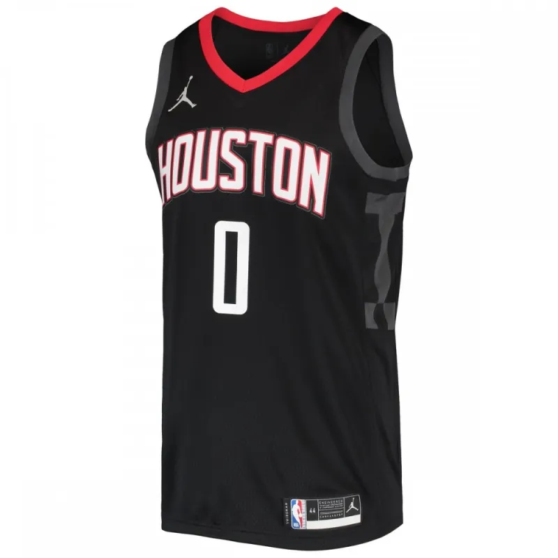 Jalen Green Houston Rockets 2021/22 Jersey Swingman de hombre - Edición Statement - Negro