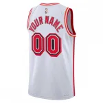 Miami Heat Unisex 2022/23 Custom Swingman Jersey - Classic Edition - Wit